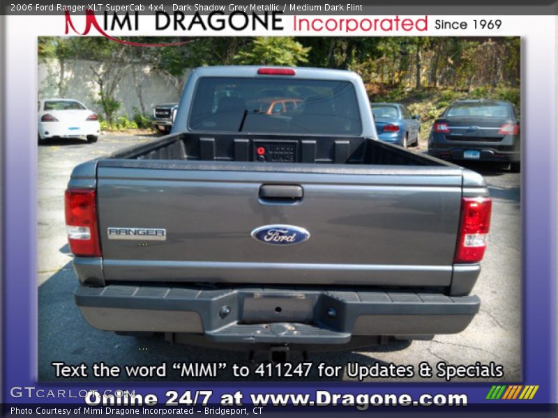 Dark Shadow Grey Metallic / Medium Dark Flint 2006 Ford Ranger XLT SuperCab 4x4