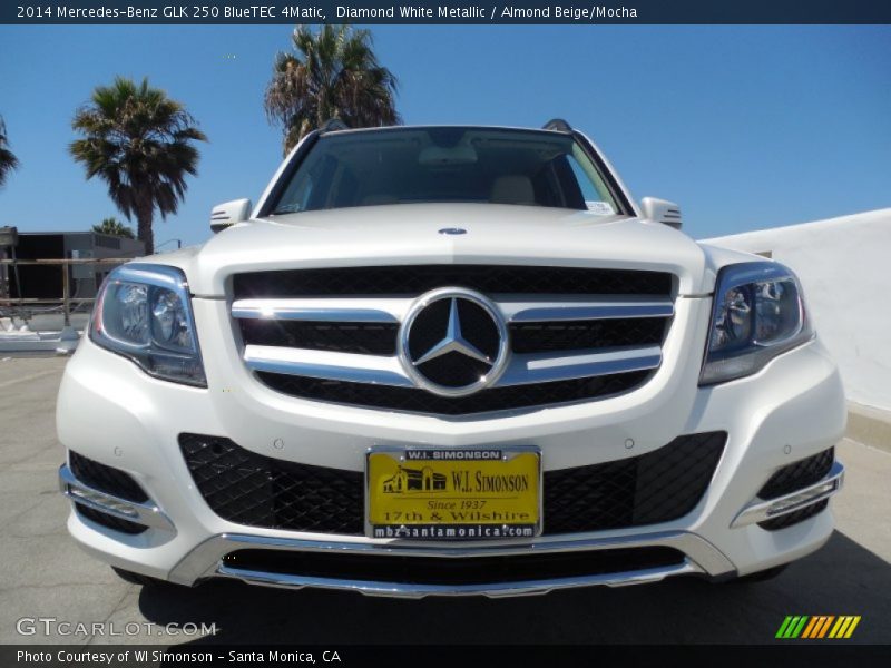 Diamond White Metallic / Almond Beige/Mocha 2014 Mercedes-Benz GLK 250 BlueTEC 4Matic