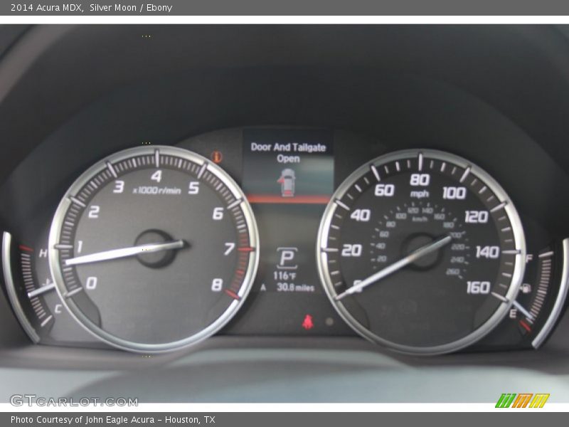 Silver Moon / Ebony 2014 Acura MDX