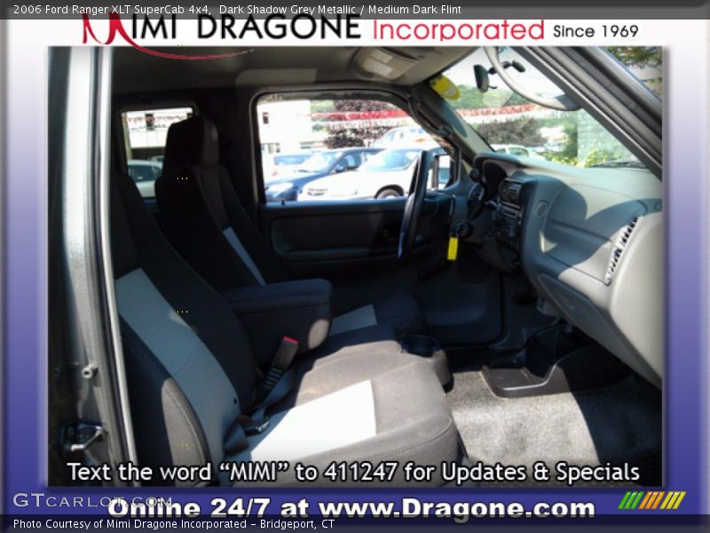 Dark Shadow Grey Metallic / Medium Dark Flint 2006 Ford Ranger XLT SuperCab 4x4