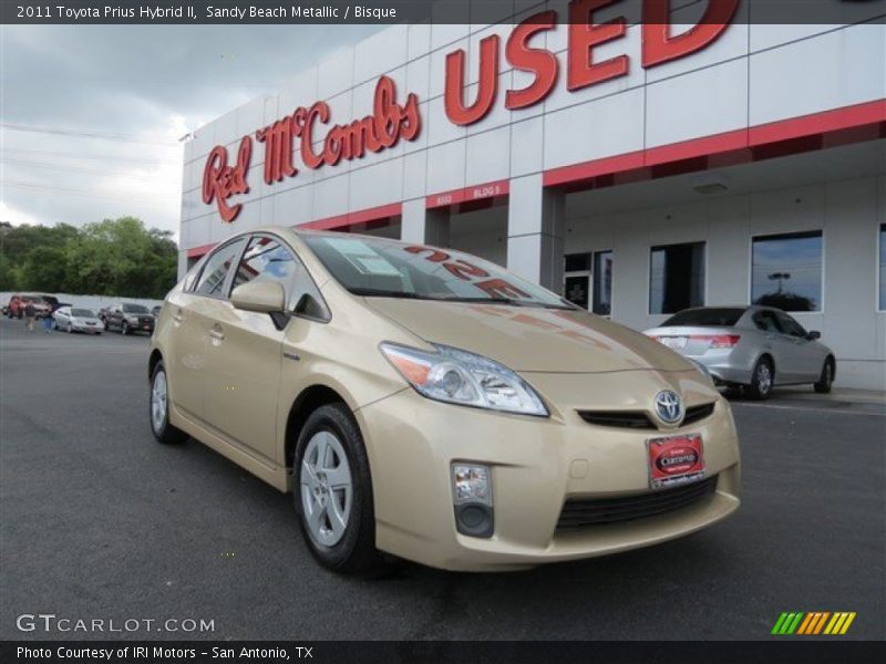 Sandy Beach Metallic / Bisque 2011 Toyota Prius Hybrid II