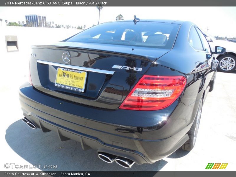 Black / AMG Black 2014 Mercedes-Benz C 63 AMG Coupe