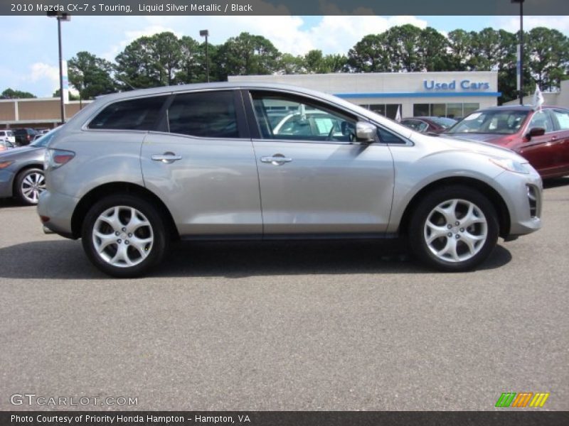 Liquid Silver Metallic / Black 2010 Mazda CX-7 s Touring