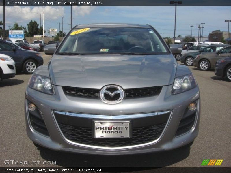 Liquid Silver Metallic / Black 2010 Mazda CX-7 s Touring