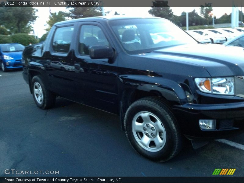 Crystal Black Pearl / Gray 2012 Honda Ridgeline RT