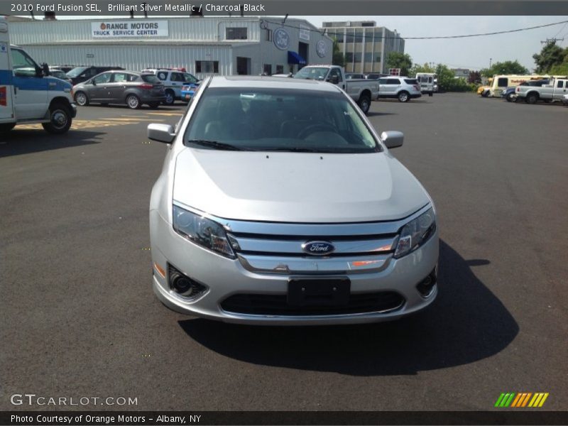Brilliant Silver Metallic / Charcoal Black 2010 Ford Fusion SEL