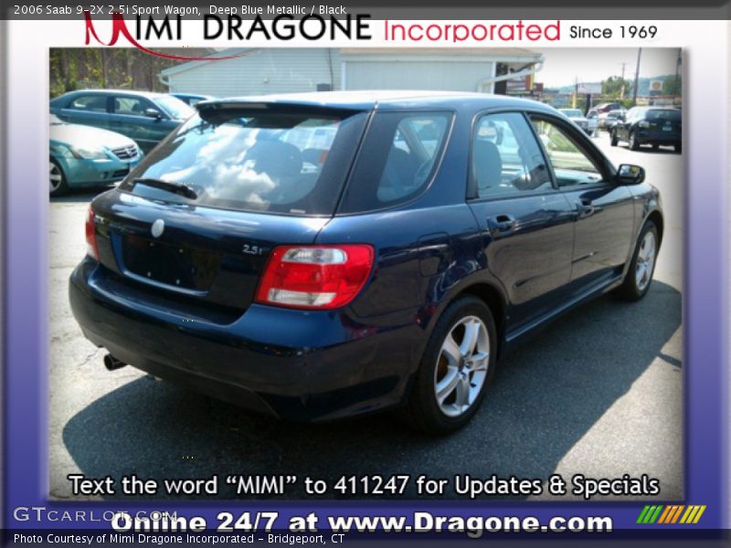 Deep Blue Metallic / Black 2006 Saab 9-2X 2.5i Sport Wagon