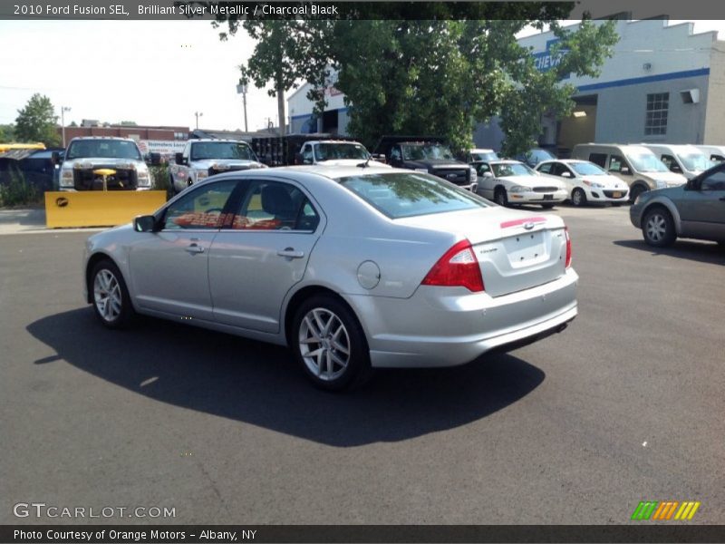 Brilliant Silver Metallic / Charcoal Black 2010 Ford Fusion SEL
