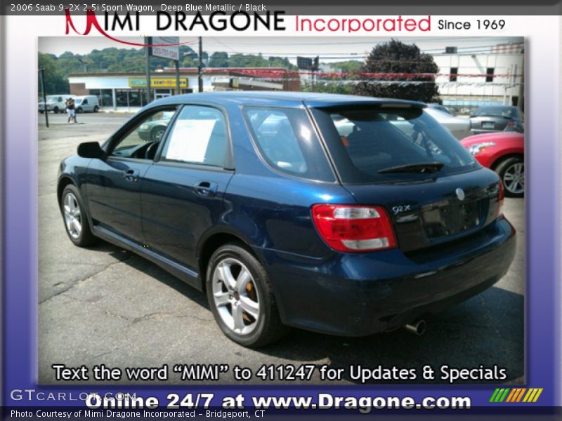 Deep Blue Metallic / Black 2006 Saab 9-2X 2.5i Sport Wagon