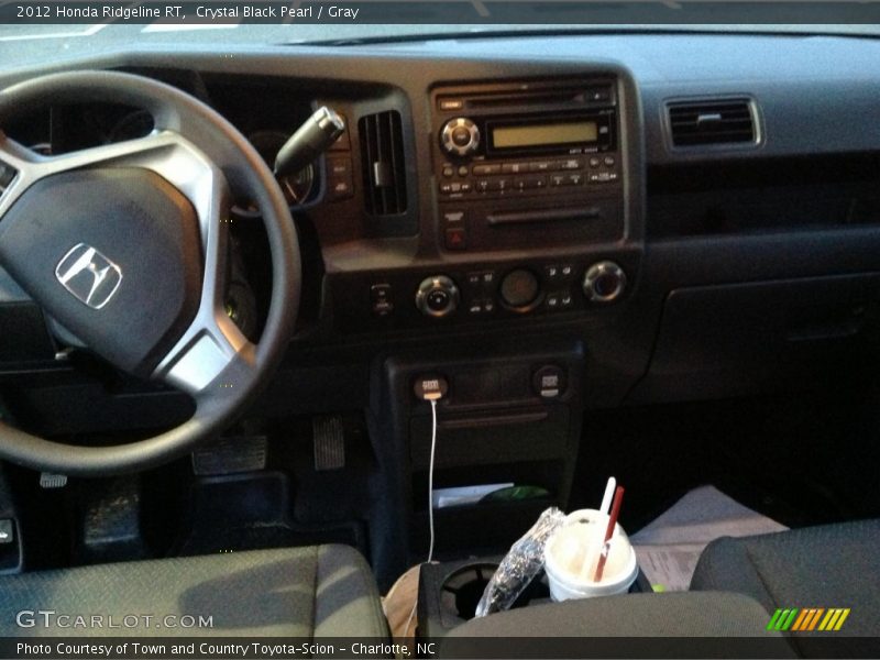 Crystal Black Pearl / Gray 2012 Honda Ridgeline RT