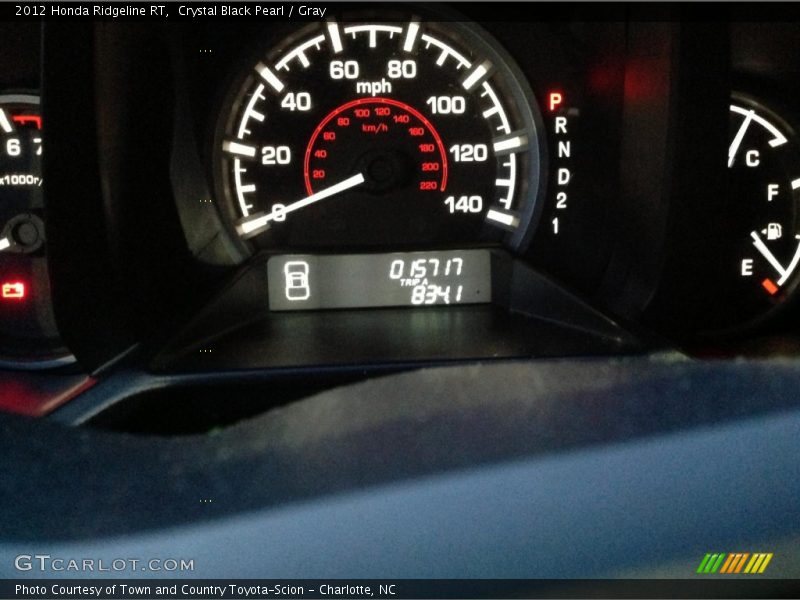 Crystal Black Pearl / Gray 2012 Honda Ridgeline RT
