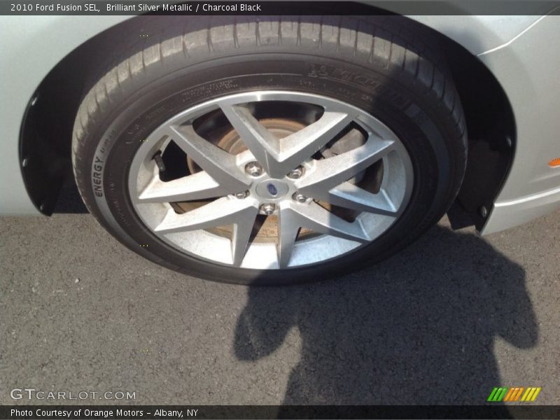 Brilliant Silver Metallic / Charcoal Black 2010 Ford Fusion SEL