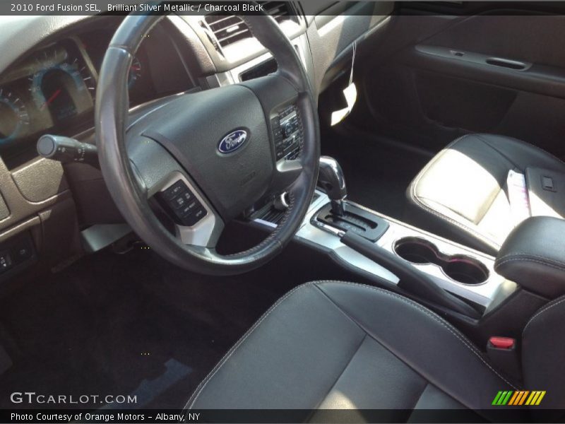 Brilliant Silver Metallic / Charcoal Black 2010 Ford Fusion SEL