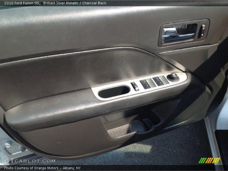 Brilliant Silver Metallic / Charcoal Black 2010 Ford Fusion SEL