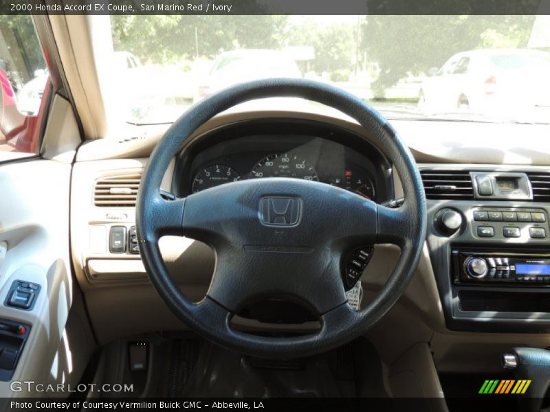 San Marino Red / Ivory 2000 Honda Accord EX Coupe