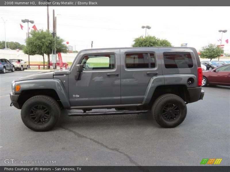 Boulder Gray Metallic / Ebony Black 2008 Hummer H3
