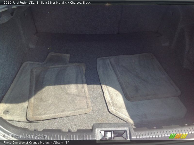 Brilliant Silver Metallic / Charcoal Black 2010 Ford Fusion SEL