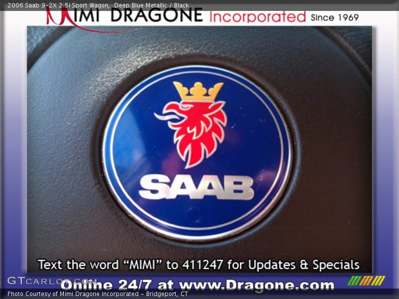 Deep Blue Metallic / Black 2006 Saab 9-2X 2.5i Sport Wagon