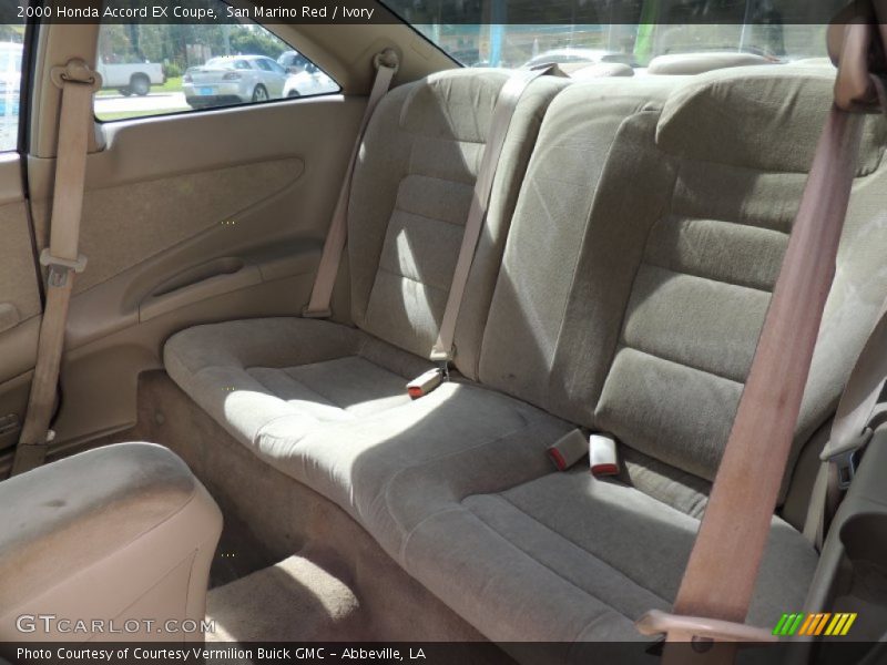 San Marino Red / Ivory 2000 Honda Accord EX Coupe