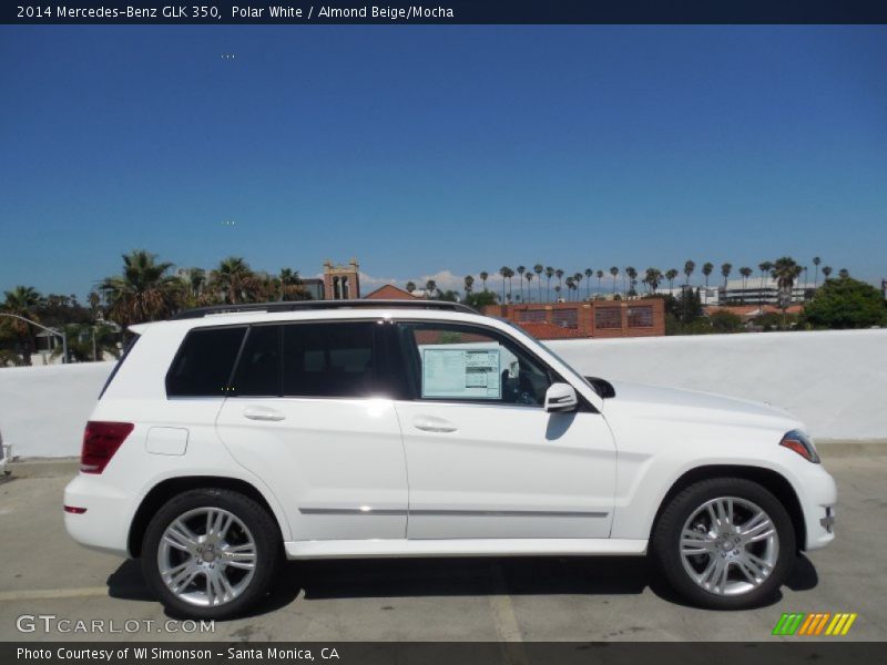 Polar White / Almond Beige/Mocha 2014 Mercedes-Benz GLK 350