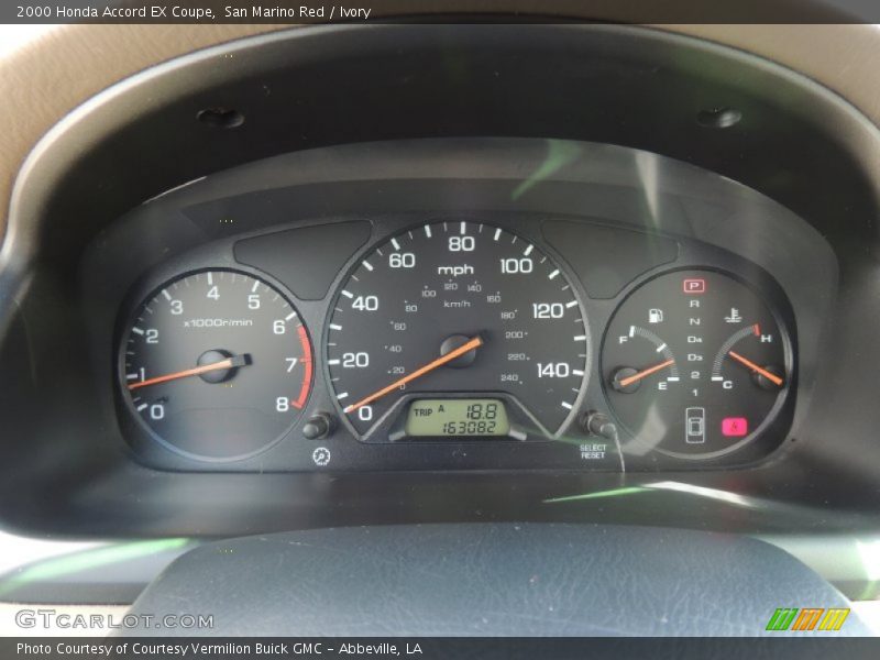  2000 Accord EX Coupe EX Coupe Gauges