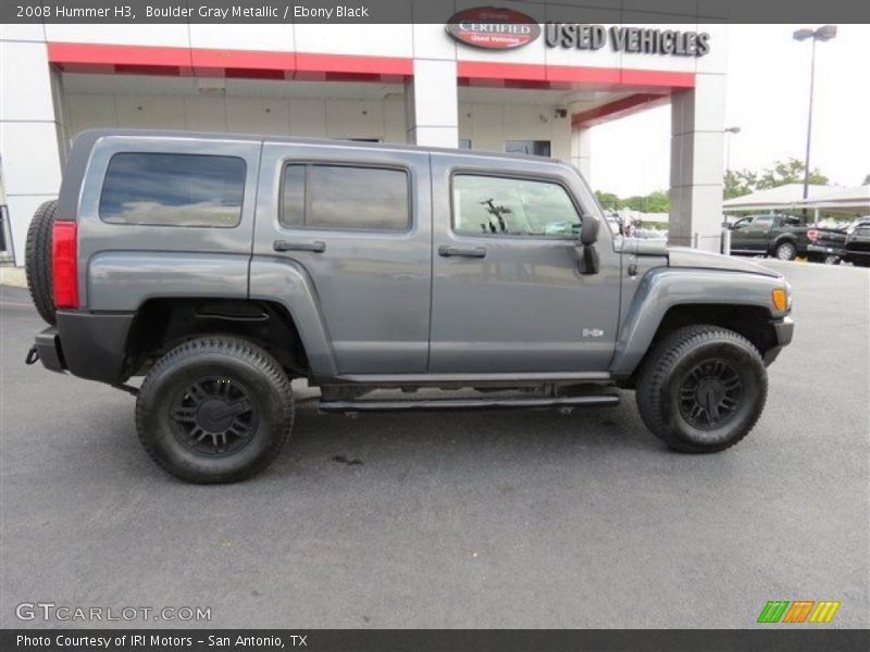 Boulder Gray Metallic / Ebony Black 2008 Hummer H3