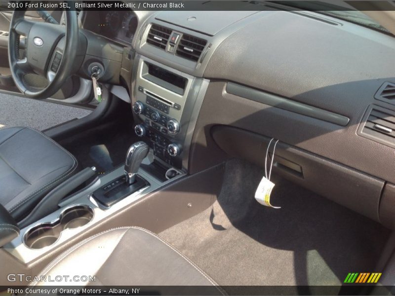Brilliant Silver Metallic / Charcoal Black 2010 Ford Fusion SEL