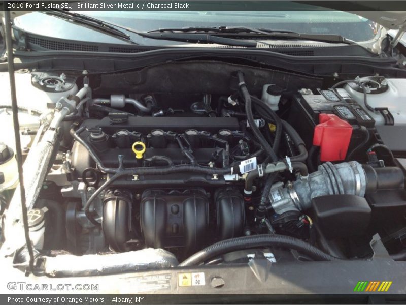 Brilliant Silver Metallic / Charcoal Black 2010 Ford Fusion SEL