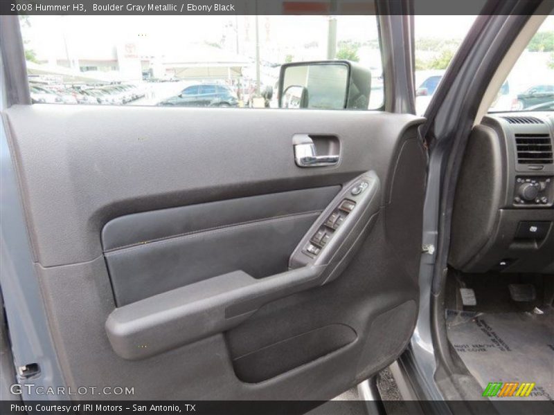 Boulder Gray Metallic / Ebony Black 2008 Hummer H3