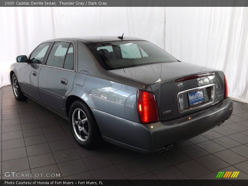 Thunder Gray / Dark Gray 2005 Cadillac DeVille Sedan