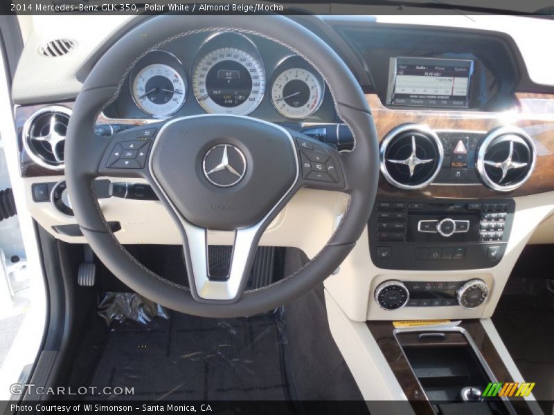 Polar White / Almond Beige/Mocha 2014 Mercedes-Benz GLK 350