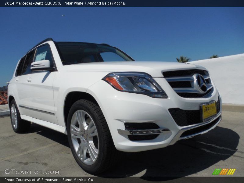 Polar White / Almond Beige/Mocha 2014 Mercedes-Benz GLK 350