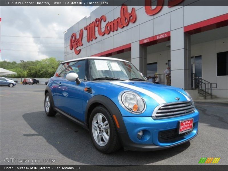 Laser Blue Metallic / Carbon Black 2012 Mini Cooper Hardtop
