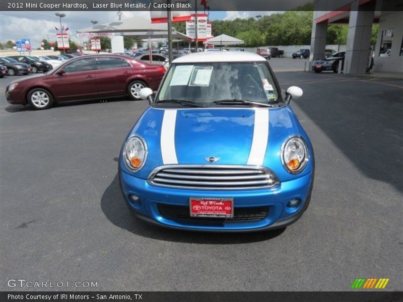 Laser Blue Metallic / Carbon Black 2012 Mini Cooper Hardtop