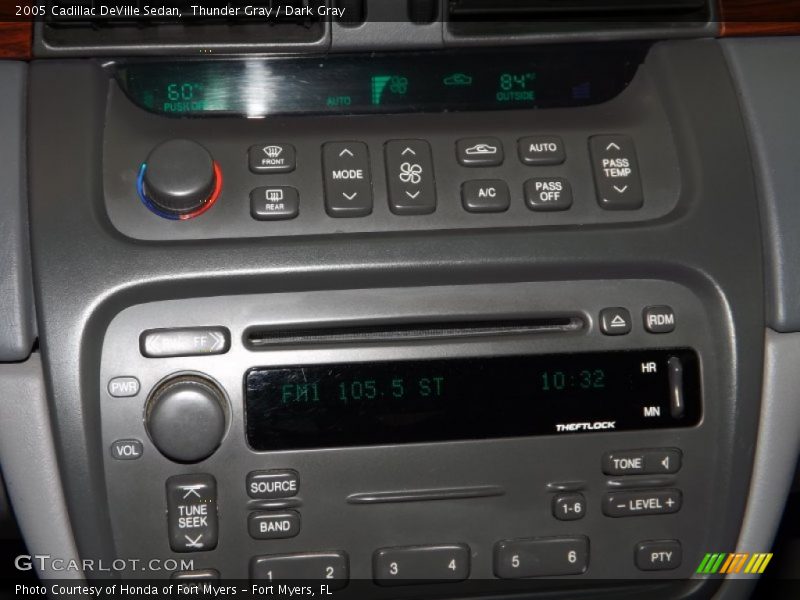 Thunder Gray / Dark Gray 2005 Cadillac DeVille Sedan