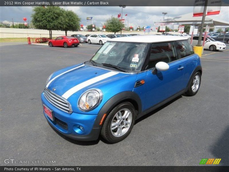 Laser Blue Metallic / Carbon Black 2012 Mini Cooper Hardtop