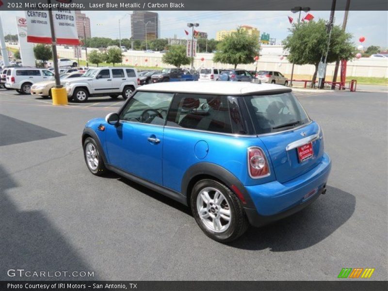Laser Blue Metallic / Carbon Black 2012 Mini Cooper Hardtop