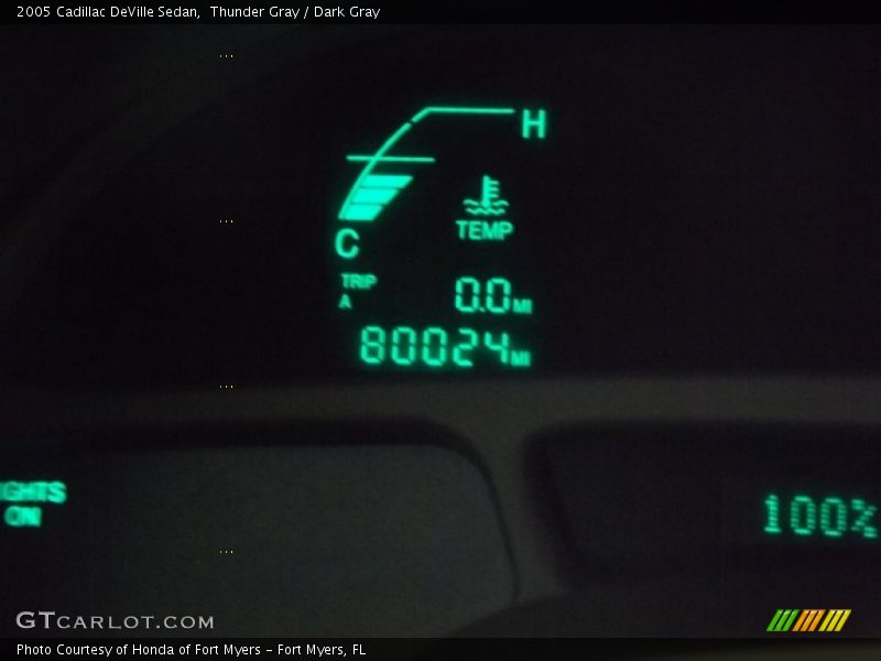 Thunder Gray / Dark Gray 2005 Cadillac DeVille Sedan