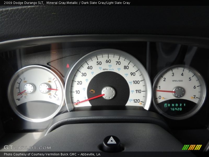Mineral Gray Metallic / Dark Slate Gray/Light Slate Gray 2009 Dodge Durango SLT