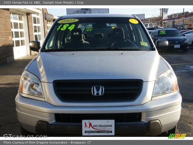 Starlight Silver Metallic / Gray 2003 Honda Pilot LX 4WD