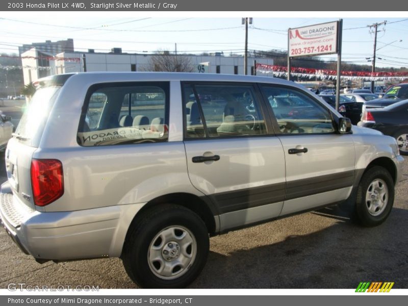 Starlight Silver Metallic / Gray 2003 Honda Pilot LX 4WD