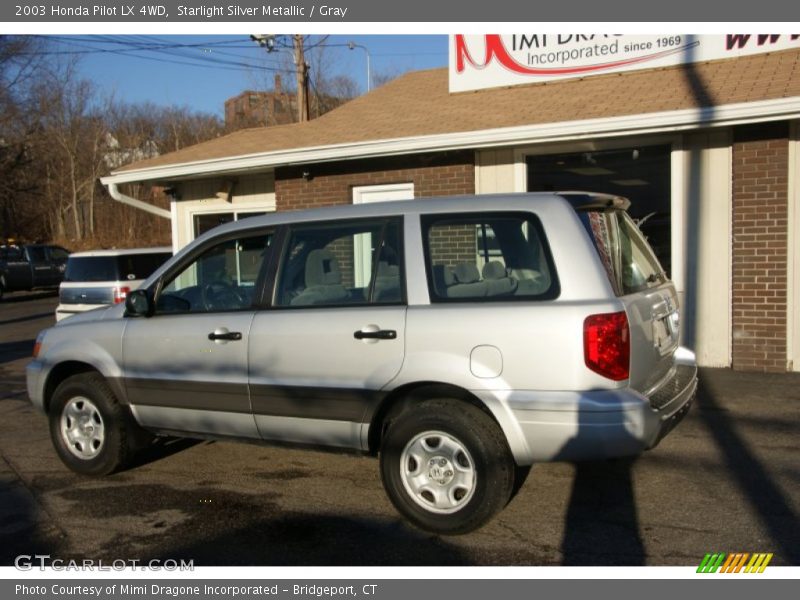 Starlight Silver Metallic / Gray 2003 Honda Pilot LX 4WD