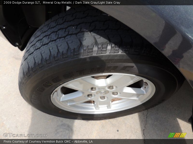 Mineral Gray Metallic / Dark Slate Gray/Light Slate Gray 2009 Dodge Durango SLT