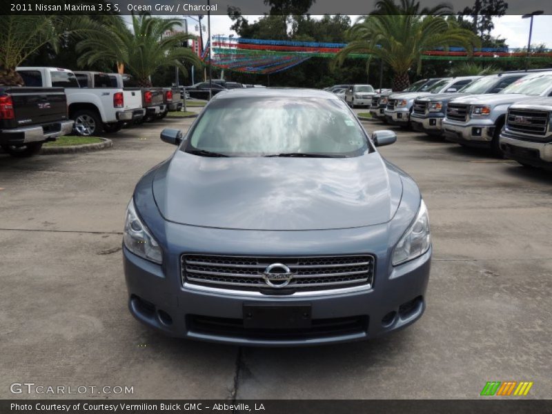 Ocean Gray / Charcoal 2011 Nissan Maxima 3.5 S