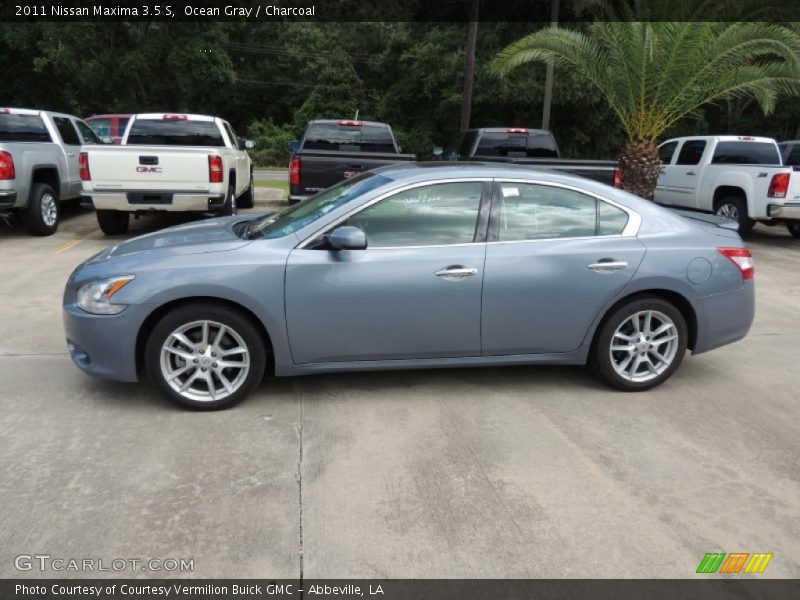 Ocean Gray / Charcoal 2011 Nissan Maxima 3.5 S