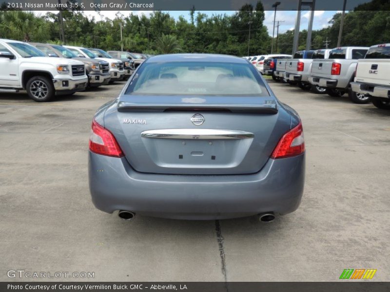 Ocean Gray / Charcoal 2011 Nissan Maxima 3.5 S