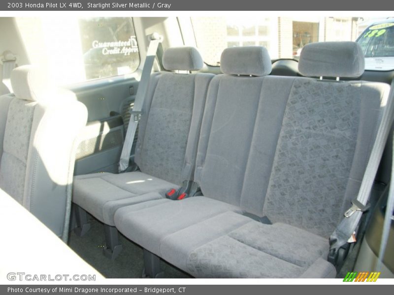 Starlight Silver Metallic / Gray 2003 Honda Pilot LX 4WD