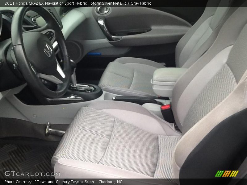 Storm Silver Metallic / Gray Fabric 2011 Honda CR-Z EX Navigation Sport Hybrid
