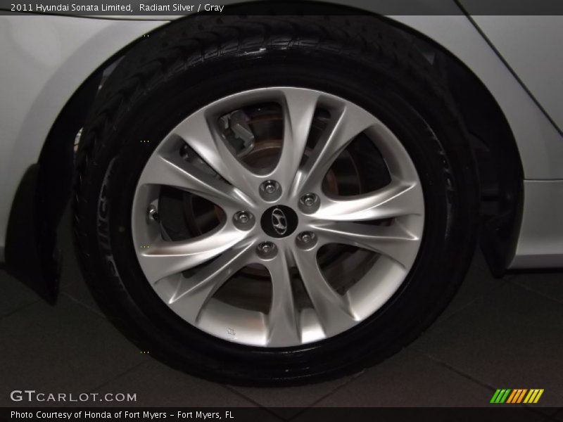 Radiant Silver / Gray 2011 Hyundai Sonata Limited