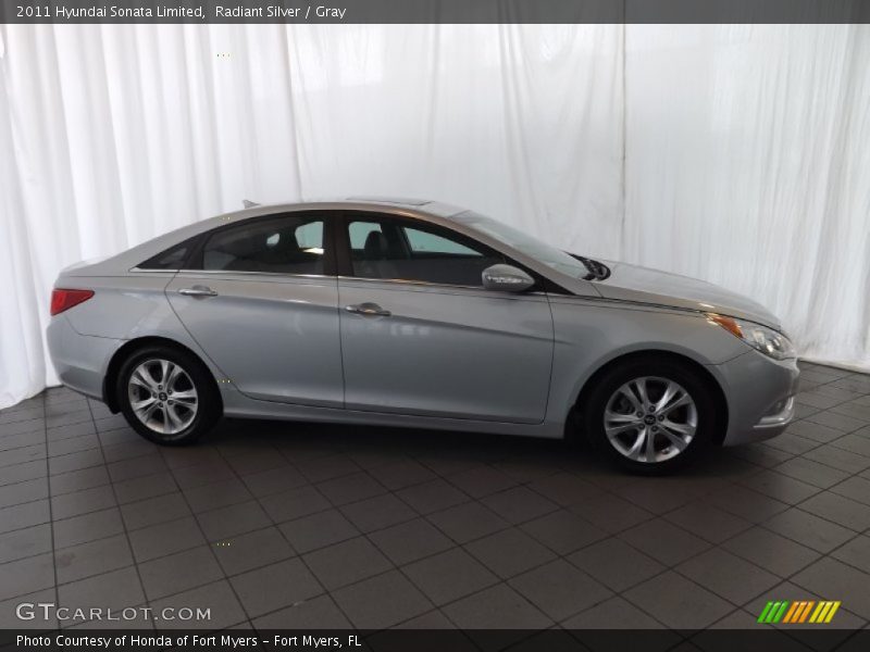 Radiant Silver / Gray 2011 Hyundai Sonata Limited